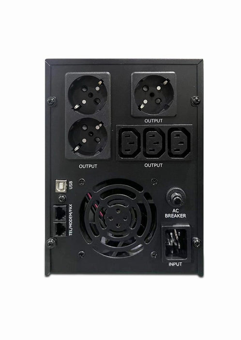 Gembird EG-UPS-036 uninterruptible power supply (UPS) Line-Interactive 3 kVA 1800 W 6 AC outlet(s)