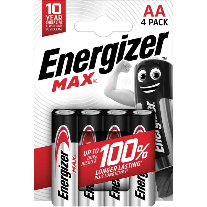 ALKALINE BATTERIES ENR MAX ALK AA CHP4 ALKALINE ENERGIZER