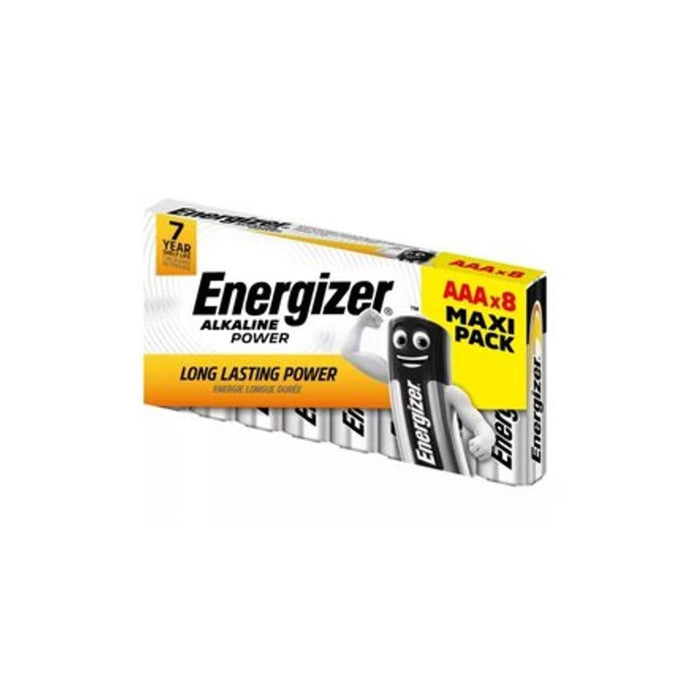 BOX OF 8 AAA CHP8 SRP ALKALINE POWER ENERGIZER