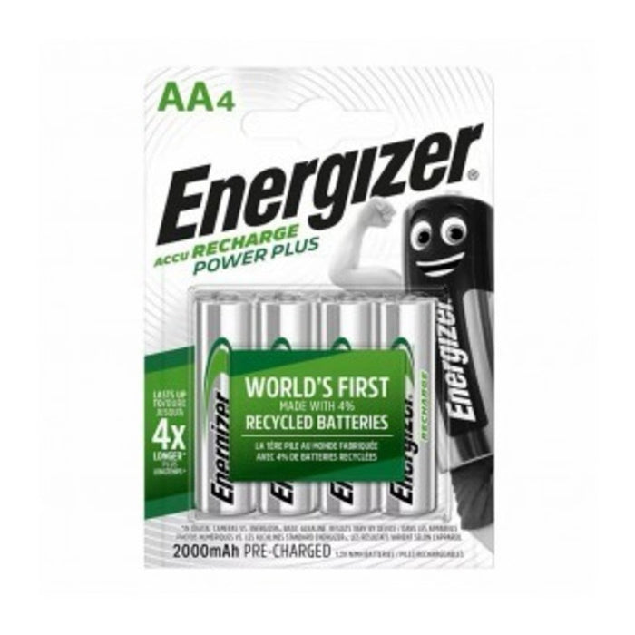 BATTERIES ENR CHARG RECHA AA CHP4 ENERGIZER