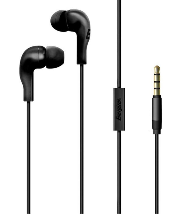 STEREO HEADPHONES ENERGIZER 3.5MM BLACK