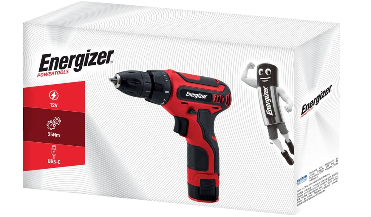 ENERGIZER 12V CORDLESS SCREWDRIVER