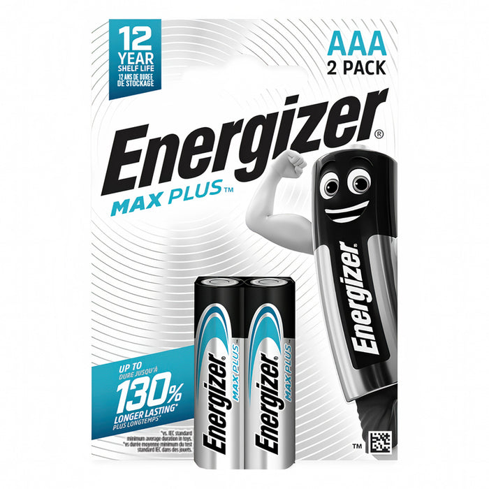 BATTERIES AAA 2 PACK ENERGIZER MAX PLUS