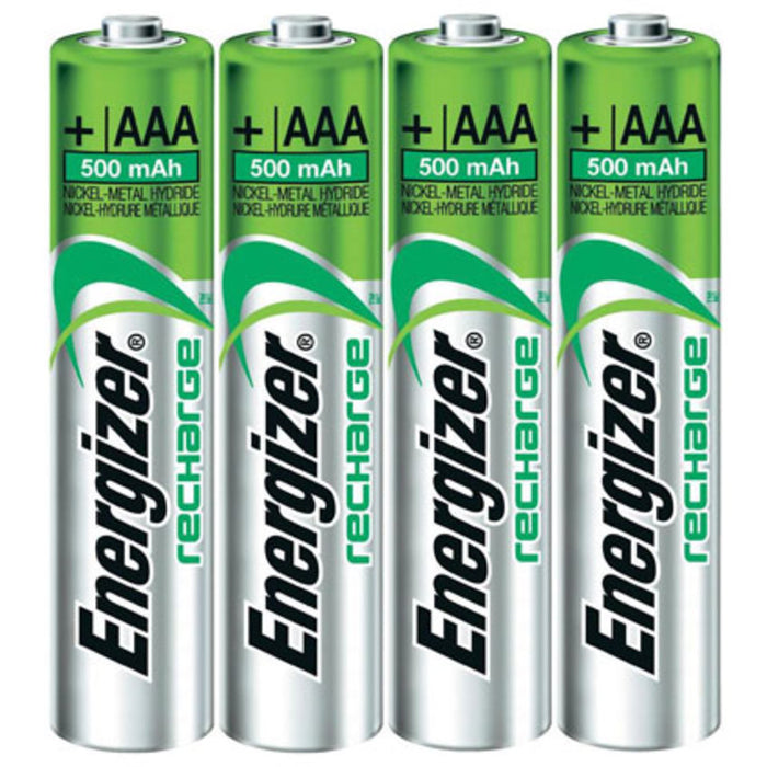 BATTERIES ENERGIZER 4XAAA 500 MAH