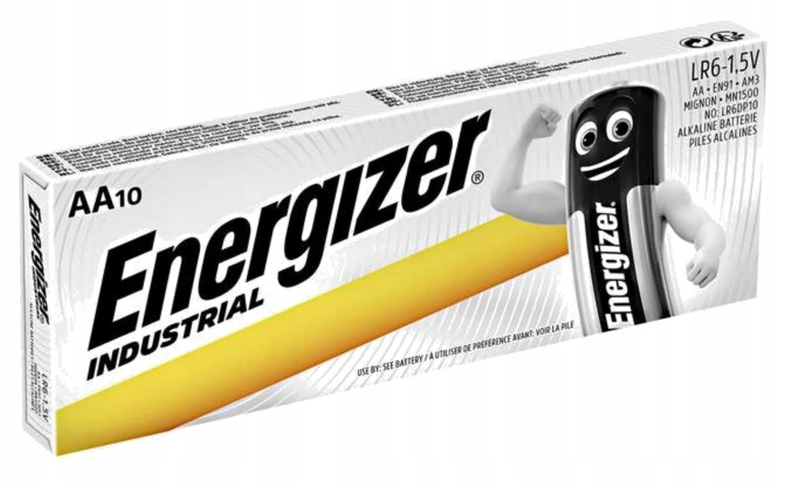 Alkaline batteries industrial LR6 AA 1.5V 10PK INDUSTRIAL ENERGIZER