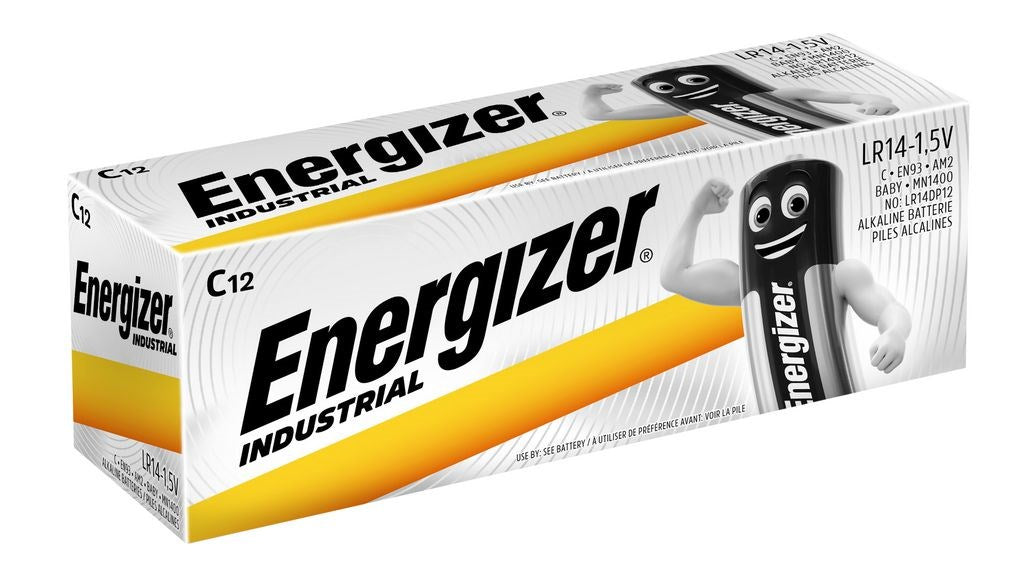 ENERGIZER BATTERY INDUSTRIAL PRO LR14 C R14 1.5V 12PCS