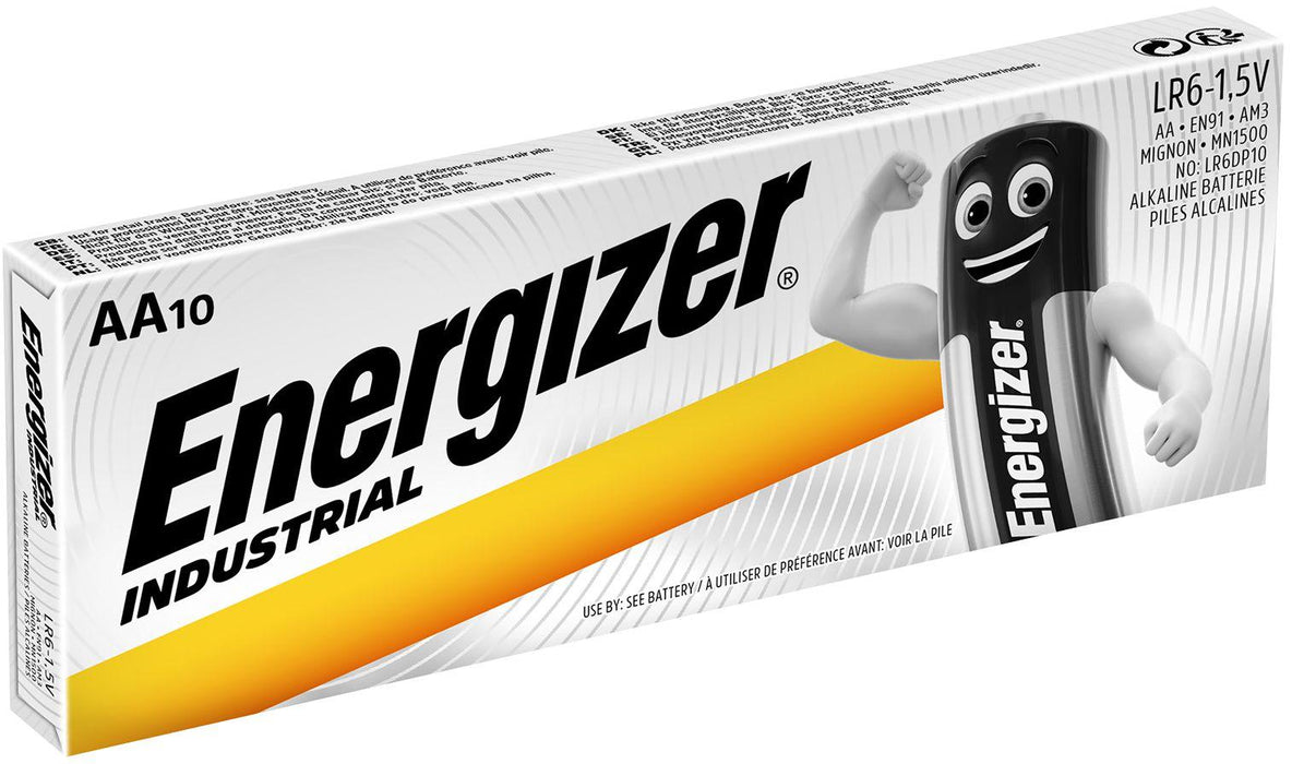Alkaline batteries industrial LR6 AA 1.5V 10PK INDUSTRIAL ENERGIZER