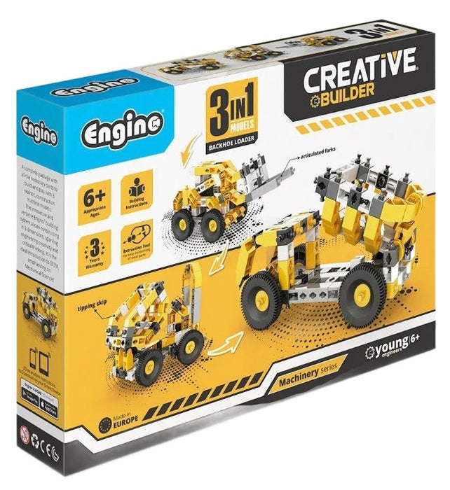 CONSTRUCTOR ENGINO CREATIVE WHEEL LOADER 3B1