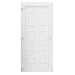 ENTRANCE DOOR PVC WITH DECORATIVE PANEL PROFILINK WHITE 90X200 CM LEFT - Врати<<<Врати и обков<<<Строителни