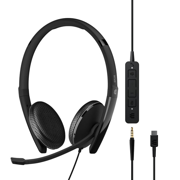 Headphones with Microphone Epos 1000906 Black
