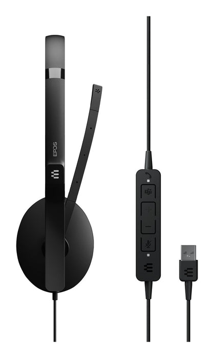 EPOS ADAPT 160T USB II Headset Wired Headband Office/Call Centre USB Type-A Black
