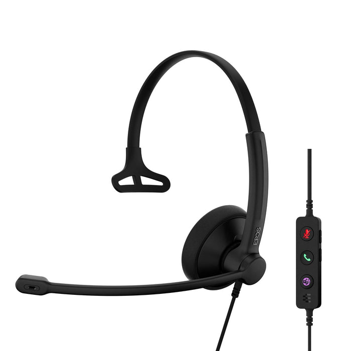 EPOS 1001419 headset, wired, headband, office/call center, USB Type-C / USB Type-A, black