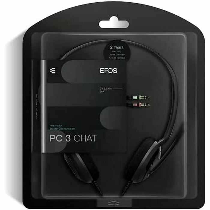 Headphones with Headband Epos PC3 Black