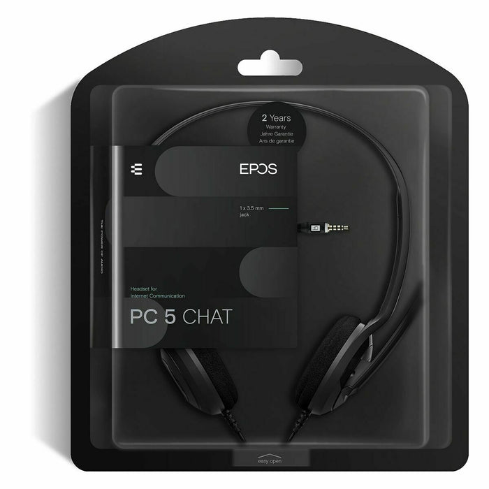 Headphones with Microphone Epos PC5 Black