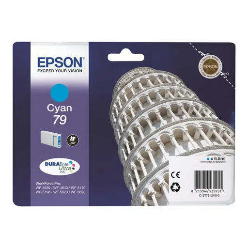 EPSON 1LB 79 ink cartridge cyan standard capacity 6.5ml 800 pages 1-pack - Мастила и Мастилени глави<<<Консумативи