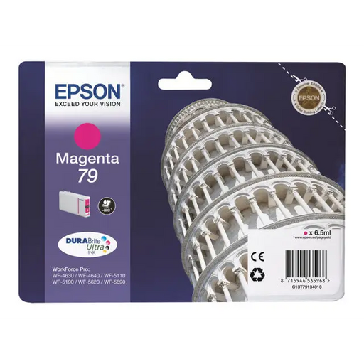 EPSON 1LB 79 ink cartridge magenta standard capacity 6.5ml 800 pages 1-pack - Мастила и Мастилени глави<<<Консумативи