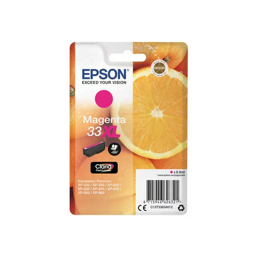 EPSON 1LB Singlepack Magenta 33XL Claria Premium Ink - Мастила и Мастилени глави<<<Консумативи - Мастила<<<Печат