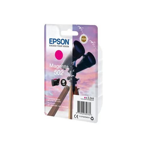 EPSON 1LB Singlepack Magenta 502 Ink - Мастила и Мастилени глави<<<Консумативи - Мастила<<<Печат Сканиране и
