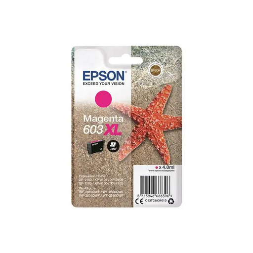 EPSON 1LB Singlepack Magenta 603XL Ink - Мастила и Мастилени глави<<<Консумативи - Мастила<<<Печат Сканиране и