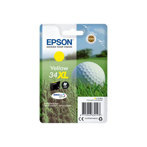 EPSON 2LB Singlepack 34XL Yellow DURABrite Ink Ultra XL - Мастила и Мастилени глави<<<Консумативи - Мастила<<<Печат