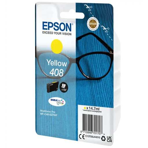Epson 408 Spectacles DURABrite Ultra Single Yellow Ink - Консумативи за мастилoструйни принтери<<<EPSON