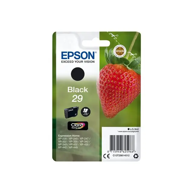 EPSON 4LB Singlepack Black 29 Claria Home Ink - Мастила и Мастилени глави<<<Консумативи - Мастила<<<Печат Сканиране и