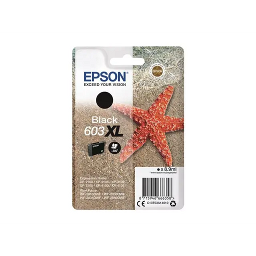 EPSON 4LB Singlepack Black 603XL Ink w/s - Мастила и Мастилени глави<<<Консумативи - Мастила<<<Печат Сканиране и