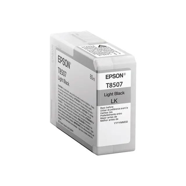 EPSON 5LB Singlepack Light Black T850700 UltraChrome HD ink 80ml - LFP мастила и LFP мастилени глави<<<Консумативи