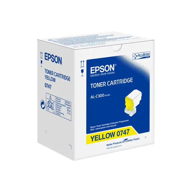 EPSON AL-C300 toner cartridge yellow standard capacity 1-pack - Тонери<<<Консумативи - Лазер<<<Печат Сканиране и