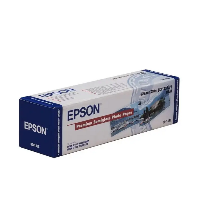 EPSON Premium Semi-gloss photo paper Roll A3 13inch 32.9cm x 10m 251g/m2 - Хартия за голям формат<<<Консумативи