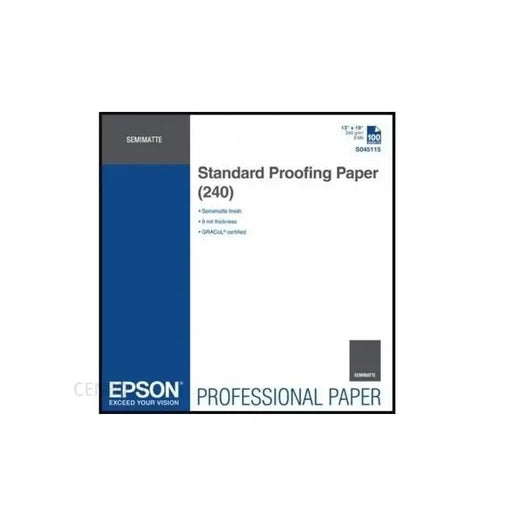 EPSON Proofing Paper Standard Semi-matte 330 x 482 mm 240g/m2 100 sheet proofing paper - Офис и Фото