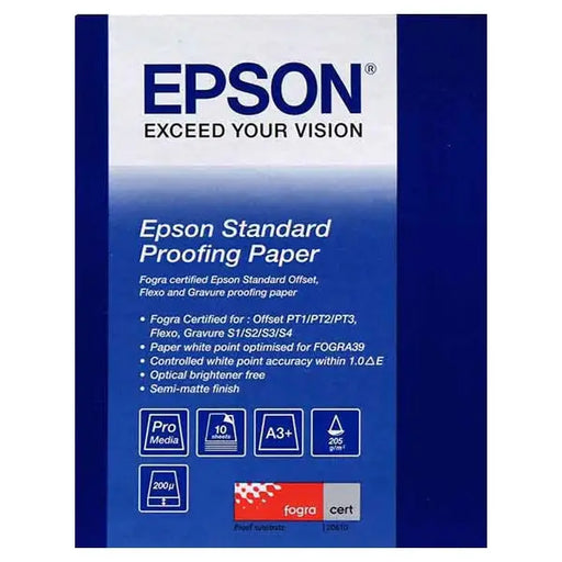 EPSON S045006 Standard proofing paper inkjet 205g/m2 A2 50 sheets 1-pack - Хартия за голям формат<<<Консумативи