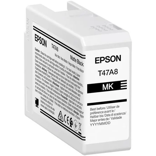 Epson Singlepack Matte Black T47A8 UltraChrome Pro 10 ink 50ml - Консумативи за плотери<<<EPSON