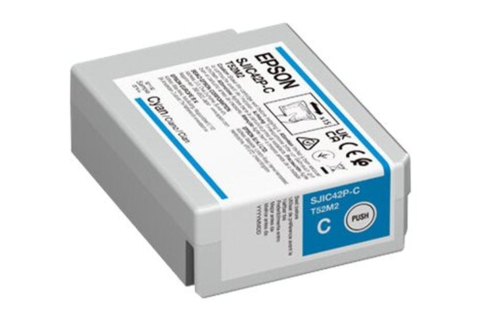 Epson SJIC42P-C Ink cartridge for ColorWorks C4000e (Cyan) - Консумативи за плотери<<<EPSON