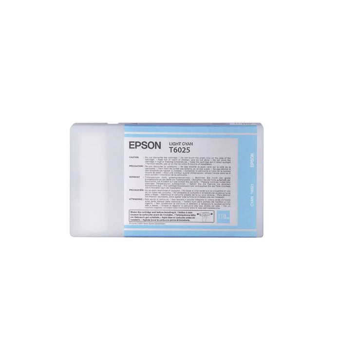 EPSON T6025 ink cartridge light cyan standard capacity 110ml 1-pack - LFP мастила и LFP мастилени глави<<<Консумативи