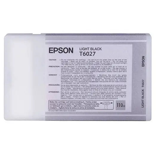 EPSON T6027 ink cartridge light black standard capacity 110ml 1-pack - LFP мастила и LFP мастилени глави<<<Консумативи