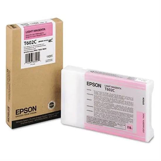 EPSON T602C ink cartridge light magenta standard capacity 110ml 1-pack - LFP мастила и LFP мастилени
