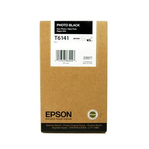EPSON T6141 ink cartridge photo black standard capacity 220ml 1-pack - LFP мастила и LFP мастилени глави<<<Консумативи