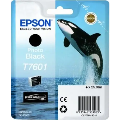 Epson T7601 Photo Black - Консумативи за мастилoструйни принтери<<<EPSON консумативи<<<EPSON<<<PolyComp&&&Мастила и