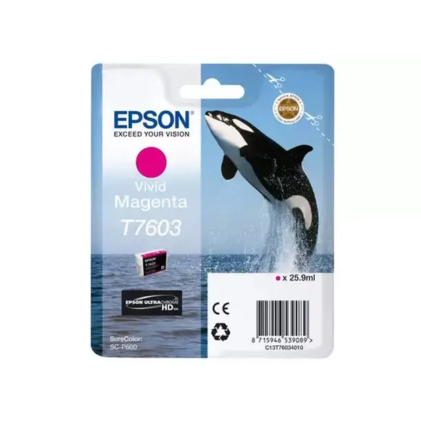 Epson T7603 Viv Magenta - Консумативи за мастилoструйни принтери<<<EPSON консумативи<<<EPSON<<<PolyComp&&&Оригинални