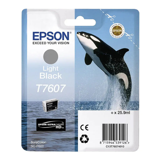 Epson T7607 Light Black - Консумативи за мастилoструйни принтери<<<EPSON консумативи<<<EPSON<<<PolyComp&&&Мастила и