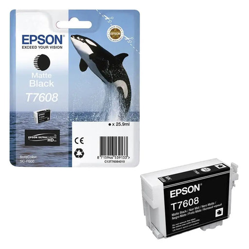 EPSON T7608 ink cartridge matte black high capacity 25 9ml 1082 pages 1-pack - Мастила и Мастилени глави<<<Консумативи