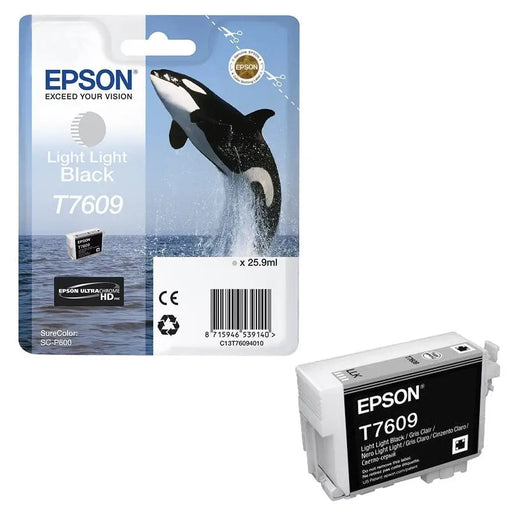 Epson T7609 Light Light Black - Консумативи за мастилoструйни принтери<<<EPSON консумативи<<<EPSON<<<PolyComp&&&Мастила