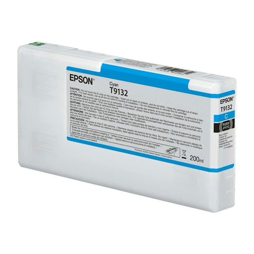Epson T9132 Cyan Ink Cartridge (200ml) - Консумативи за плотери<<<EPSON консумативи<<<EPSON<<<PolyComp&&&LFP мастила и