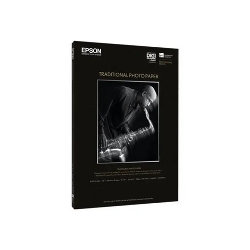 EPSON Traditional Photo Paper A3 plus 329 x 423 mm 330g/m2 25 sheet photo paper - Хартия за голям формат<<<Консумативи
