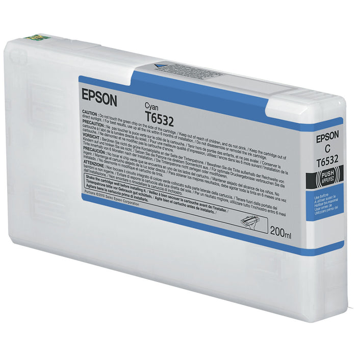 Epson T6532 Cyan Ink Cartridge (200ml)