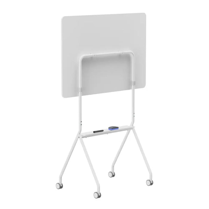 Ergo Office mobile dry erase board horizontal orientation white single sided with shelf board dimensions 1190x790mm