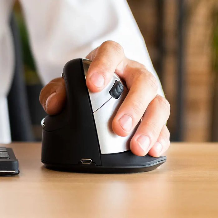 Ergonomic Optical Mouse R-Go RGOHELELAWL Black - Електроника Периферни и резервни части<<<Компютри|