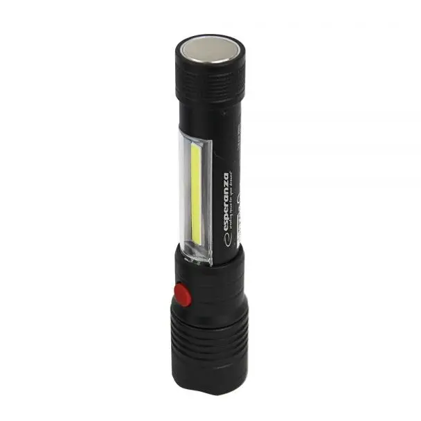 Esperanza Apate Black Hand flashlight LED - FlashlightsOSW-LAT<<<LightingOSW<<<ActionPL