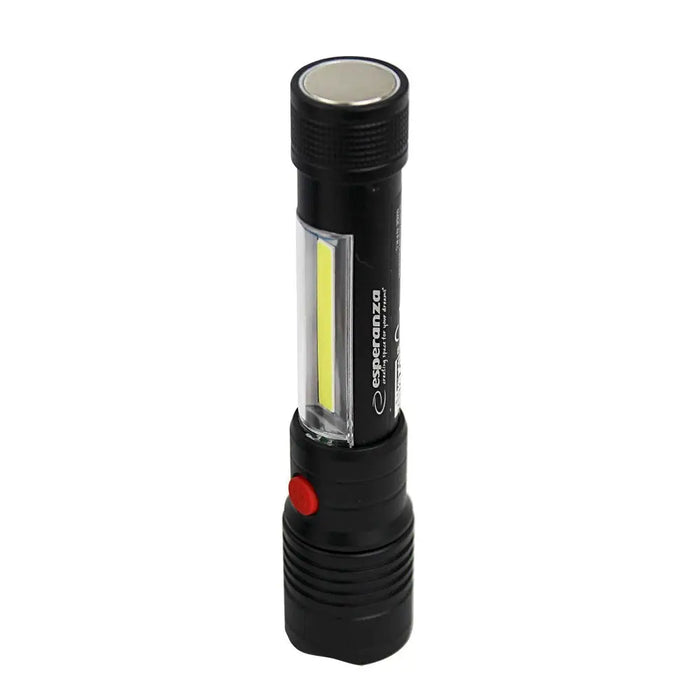 Esperanza Apate Black Hand flashlight LED - FlashlightsOSW-LAT<<<LightingOSW<<<ActionPL